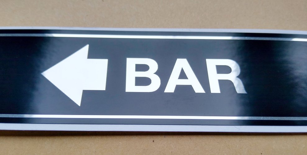 BAR ARROW LEFT