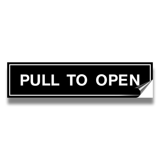 PULL TO OPEN